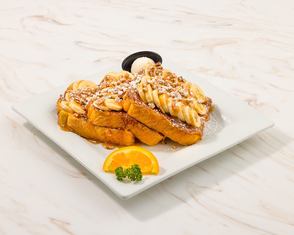 Banana Caramel Pecan French Toast