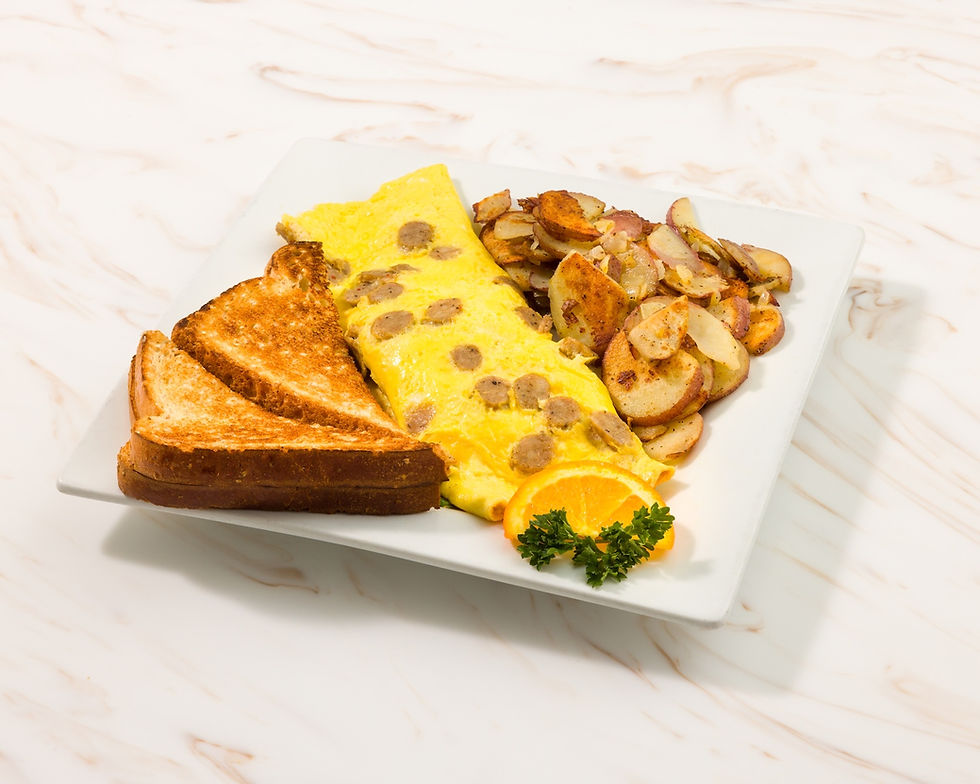 Sausage & Cheese Omelet